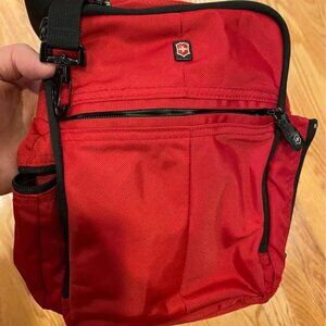 Victorinox Red Crossbody Travel Bag – Almost New